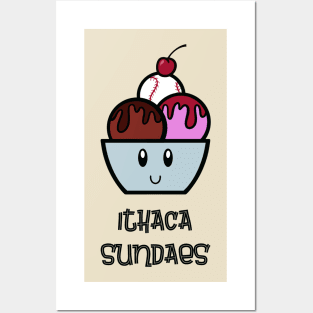 Ithaca Sundaes - Minorest League Baseball Posters and Art